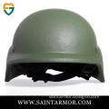 olive green NIJ IIIA 9mm&.44 ballistic police helmet in military and arm